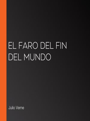 cover image of El faro del fin del mundo